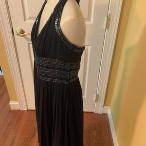 Elegant Evening dress with sequence.